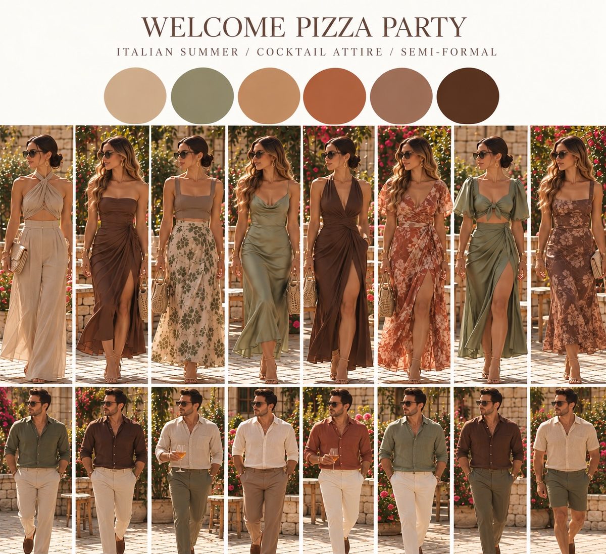 Welcome Dinner dress code inspiration